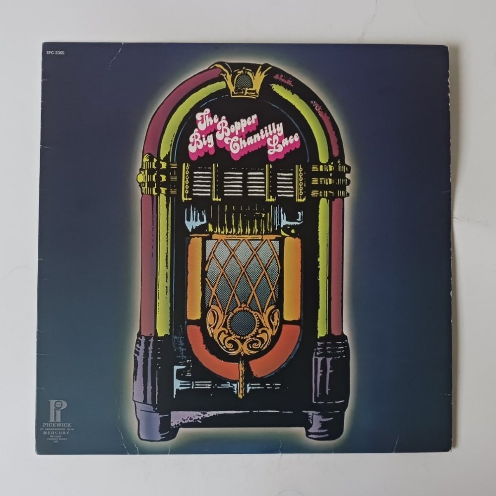Vintage The Big Bopper Chantilly Lace vinyl record, 1973 reissue Pickwick